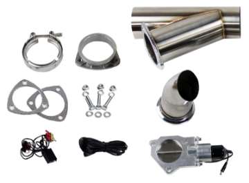 Picture of Granatelli 2-25in Stainless Steel Electronic Exhaust Cutout