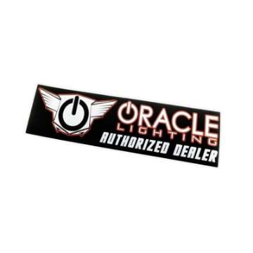 Picture of Oracle Authorized Dealer Bumper Sticker - Black-Orange NO RETURNS