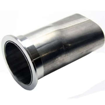 Picture of Granatelli 3-0in Round to 3-0in Oval Exhaust Adapter w-V-Band