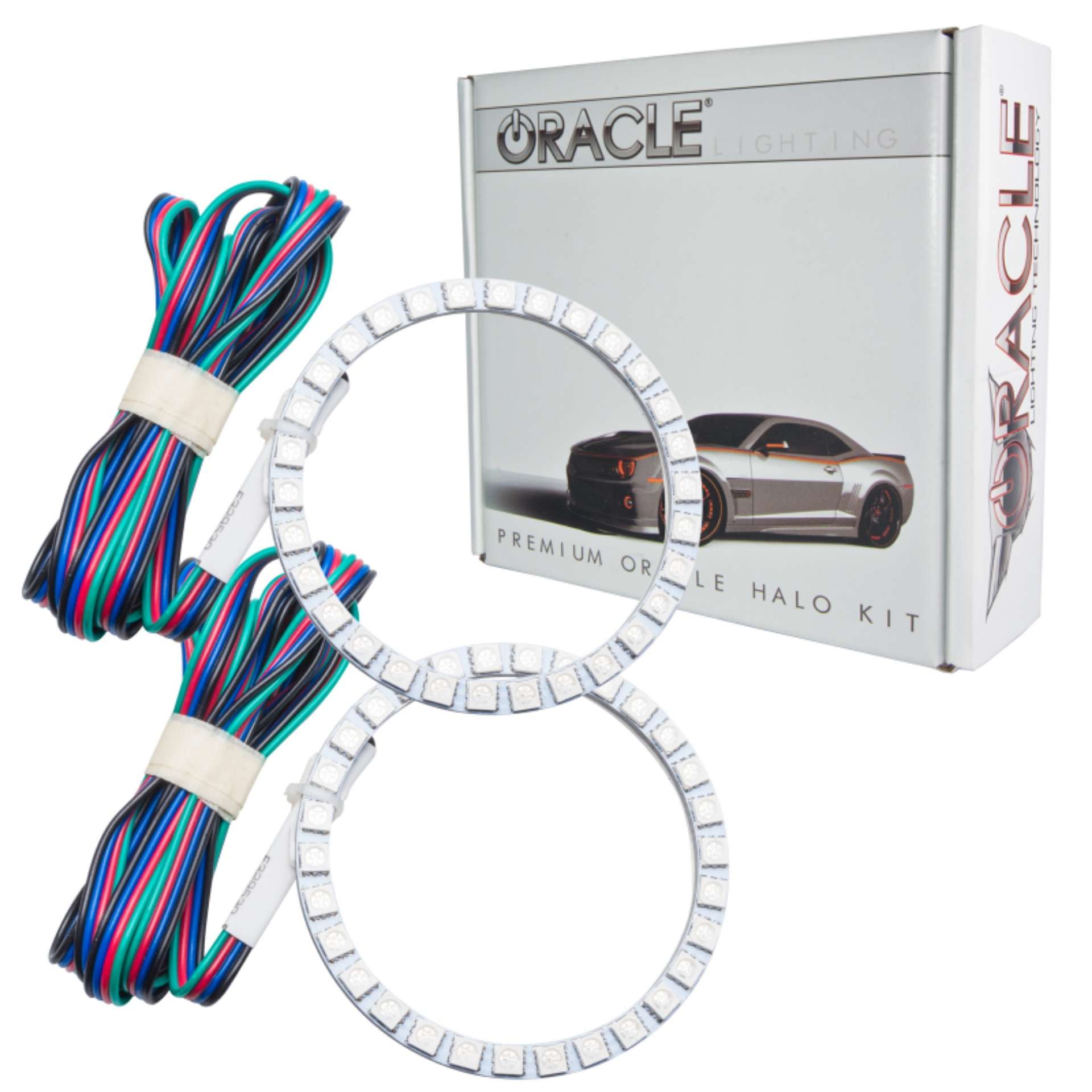 Picture of Oracle Toyota Tundra 14-18 LED Fog Halo Kit - ColorSHIFT SEE WARRANTY