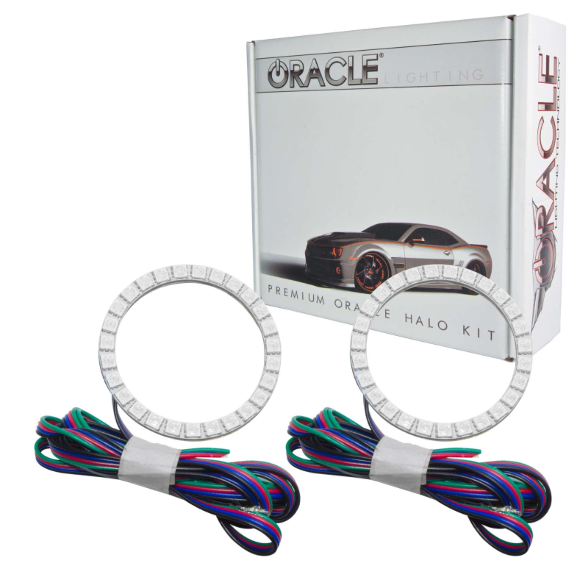 Picture of Oracle Toyota Tacoma 12-15 LED Fog Halo Kit - ColorSHIFT SEE WARRANTY