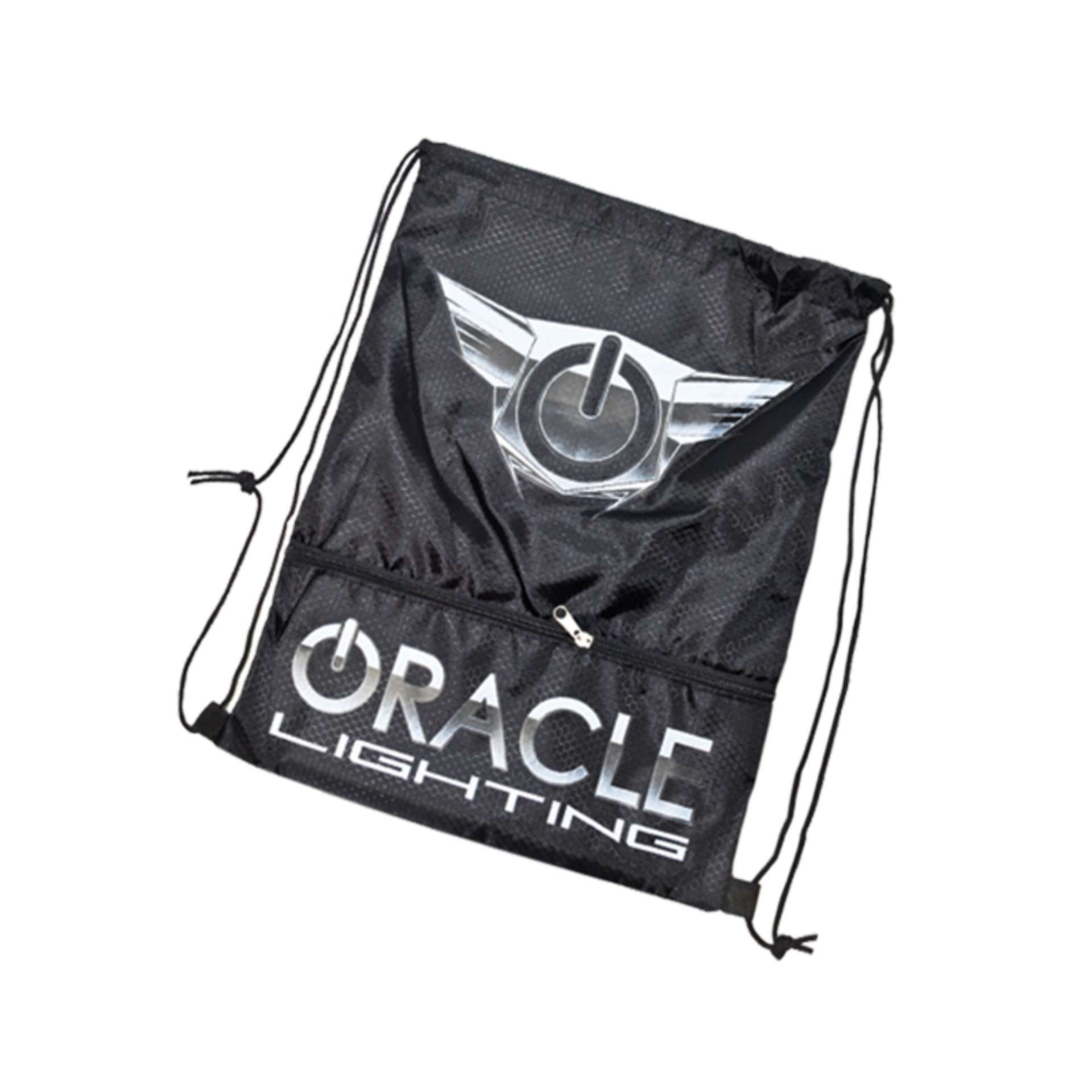 Picture of Oracle Draw String Bag - Black-Silver SEE WARRANTY