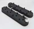 Picture of Granatelli 96-22 GM LS Tall Valve Cover w-Angled Coil Mounts - Black Wrinkle Pair