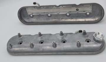 Picture of Granatelli 96-22 GM LS Standard Valve Cover w-Angled Coil Mount - Cast Finish Pair