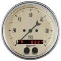 Picture of AutoMeter 3-3-8in & 2-1-16in GPS Speedometer Antique Beige Gauge Kit - 5 Pc