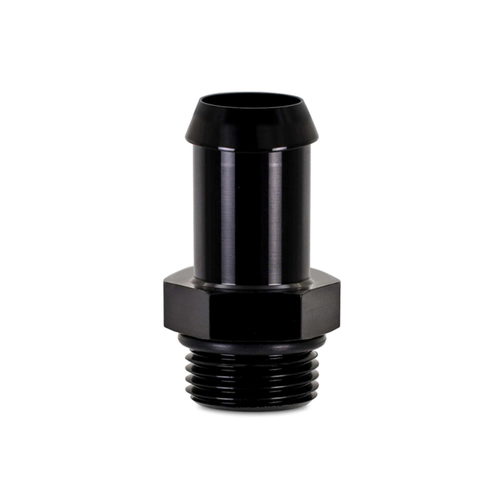 Picture of Mishimoto -10 ORB to 3-4in Hose Barb Aluminum Fitting - Black