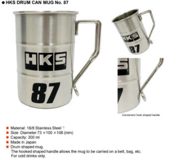 Picture of HKS Drum Can Mug No- 87 - 300ml