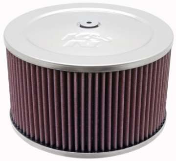 Picture of K&N Round Air Filter Assembly 5-125 in FLG - 9in OD - 6-375 in H w- Vent