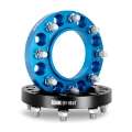 Picture of Mishimoto Borne Off-Road Wheel Spacers - 8X165-1 - 121-3 - 38-1 M14 - Blue