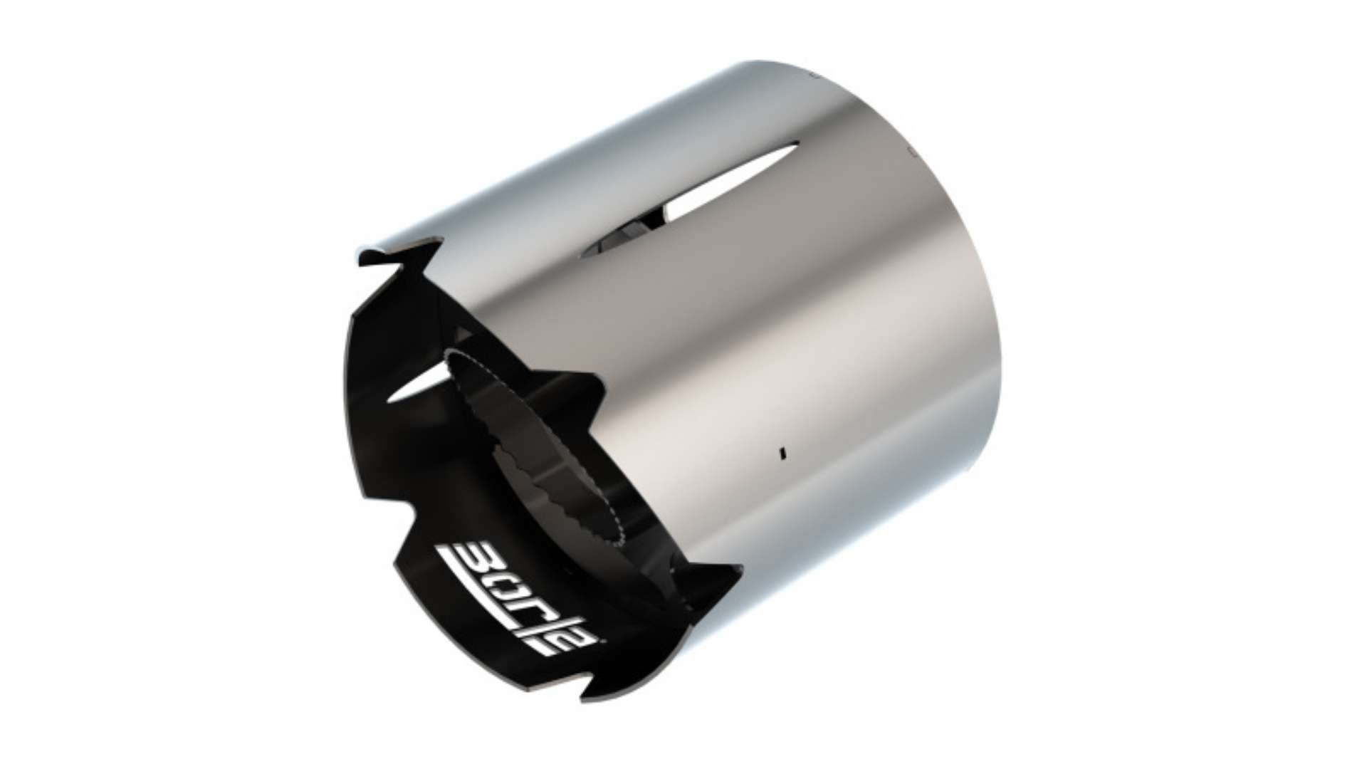 Picture of Borla 17-23 Can-Am Maverick X3 900cc 3cyl Turbo Brushed Stainless Exhaust Tip