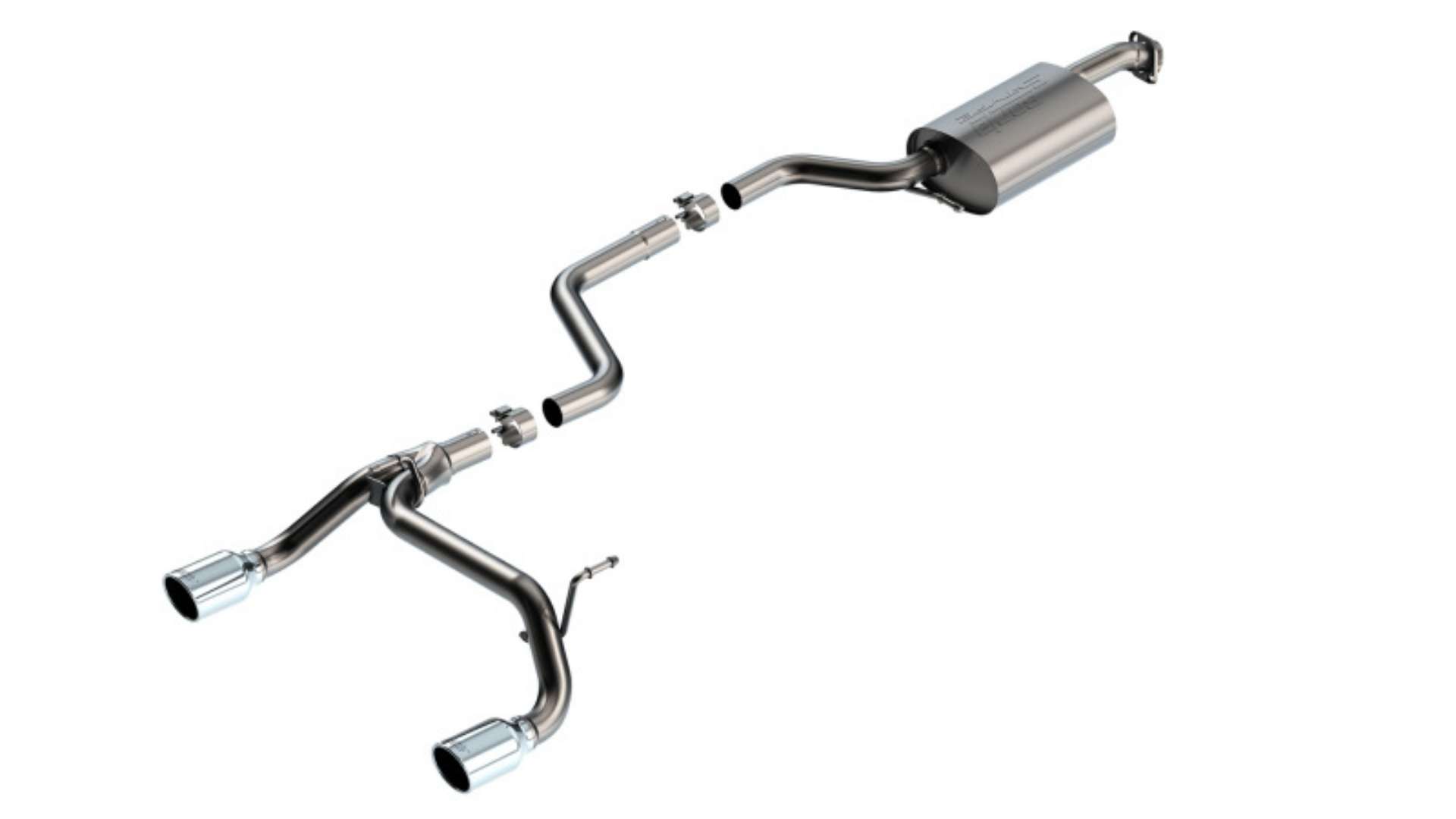 Picture of Borla 18-23 Suzuki Jimny 1-4L AT-MT 4WD 2DR 2in S-Type Catback Exhaust