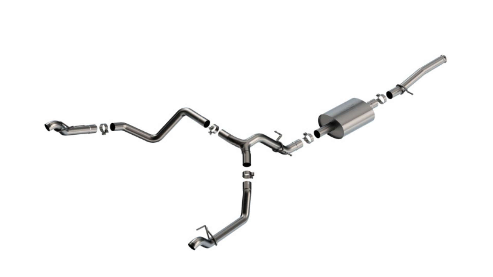 Picture of Borla 2023 GMC Sierra 1500Non-USDM 5-3L V8 AT 2-4WD 2DR REG CAB WB126 3in S-Type Catback Exhaust