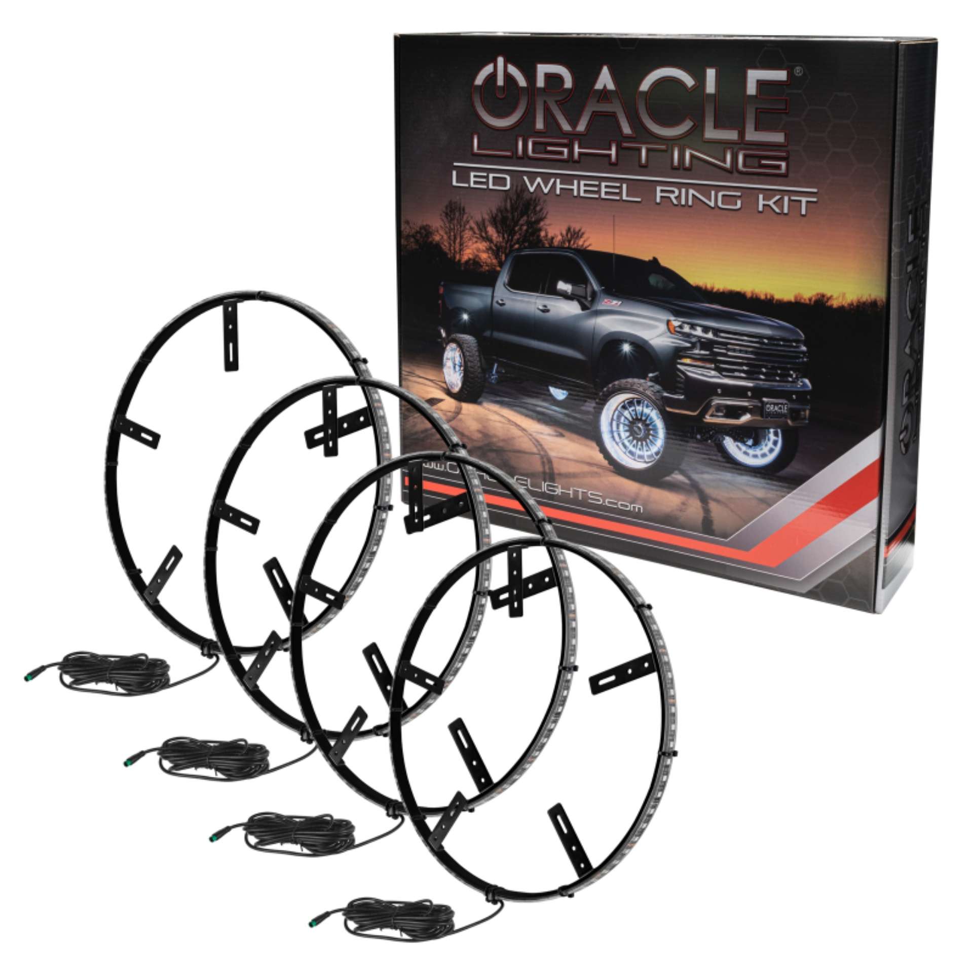 Picture of ORACLE Lighting LED Illuminated Wheel Rings - ColorSHIFT RGB+W SEE WARRANTY