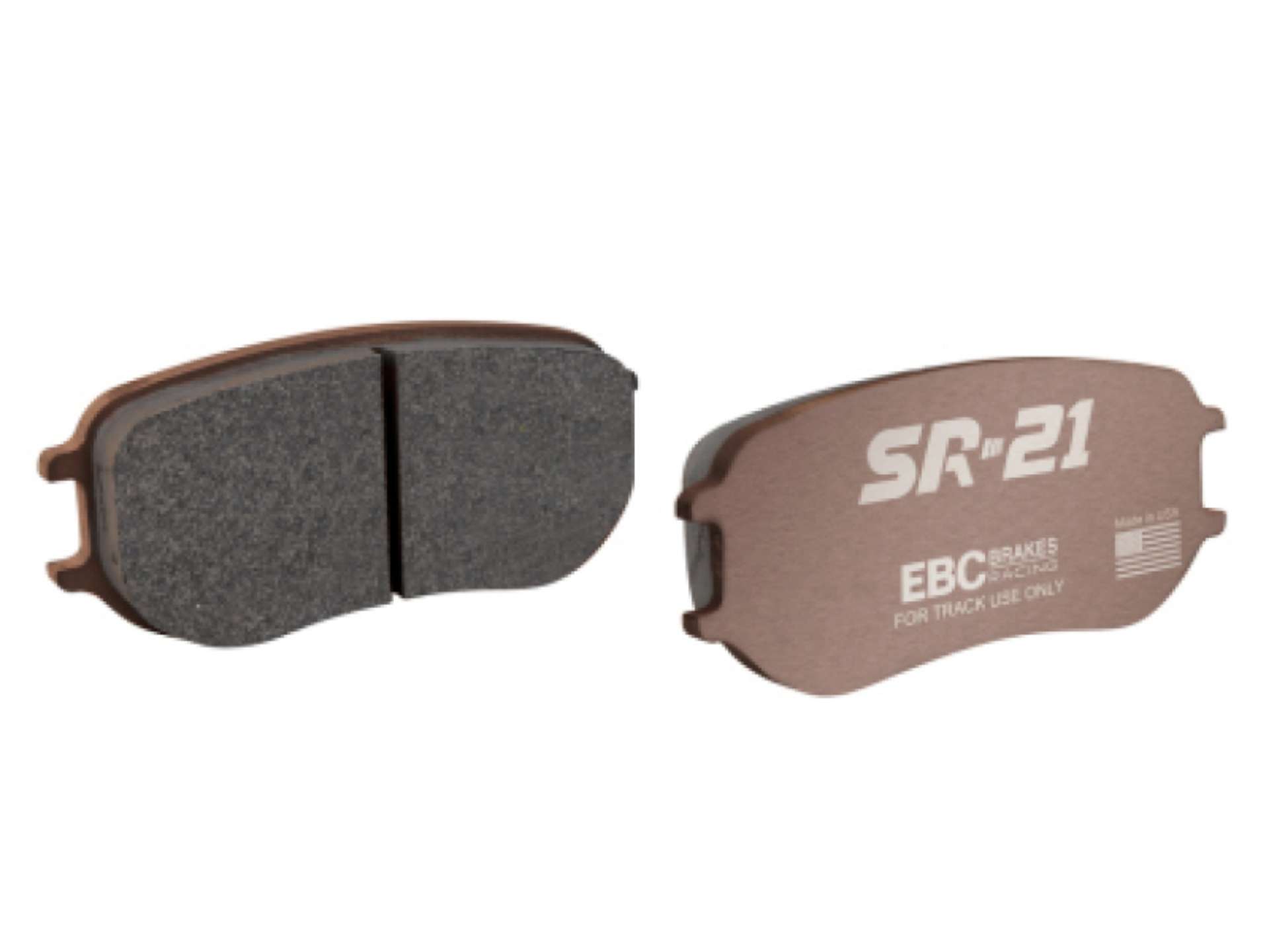 Picture of EBC Racing Porsche 991 GT3 Cup MR w-PFC Brakes SR-21 Sintered Race Front Brake Pads