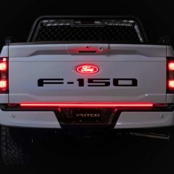 Picture of Putco 2021+ Ford F150 w-Halogen Taillights 60in Freedom Blade LED Tailgate Light Bar