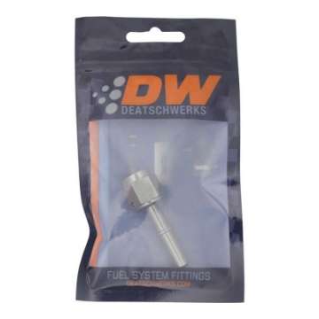 Picture of DeatschWerks 6AN Female Flare Swivel to 5-16in Male EFI Quick Disconnect - Anodized DW Titanium