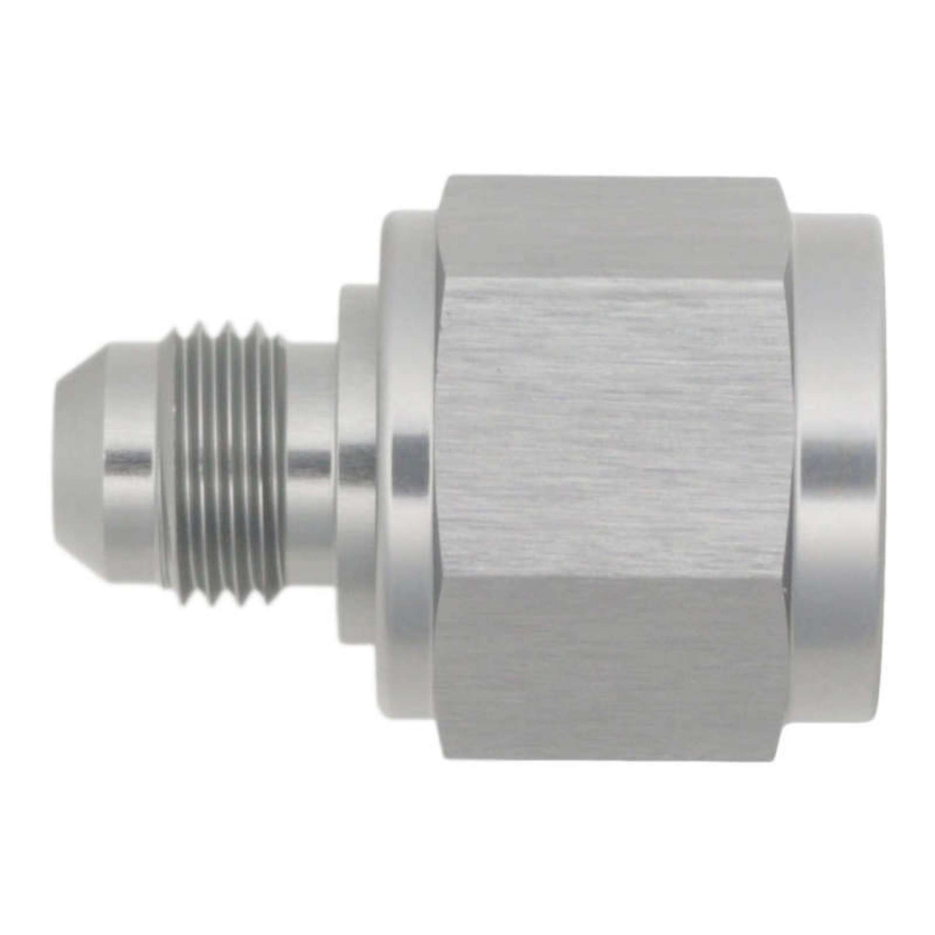 Picture of DeatschWerks 10AN Female Flare to 6AN Male Flare Reducer - Anodized DW Titanium