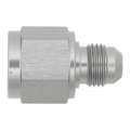 Picture of DeatschWerks 8AN Female Flare to 6AN Male Flare Reducer - Anodized DW Titanium