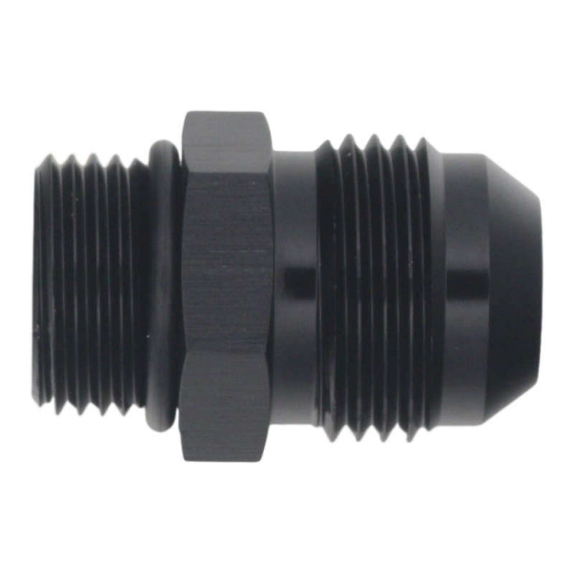 Picture of DeatschWerks 8AN ORB Male to 10AN Male Flare Adapter - Anodized Matte Black