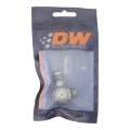 Picture of DeatschWerks 6AN ORB Male to 6AN Male Flare Low Profile 90-Degree Swivel - Anodized DW Titanium