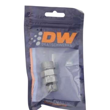 Picture of DeatschWerks 8AN ORB Male to 8AN ORB Male Swivel Adapter - Anodized DW Titanium