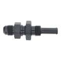 Picture of DeatschWerks 6AN Male Flare to Straight 5-16in Single Hose Barb - Anodized Matte Black