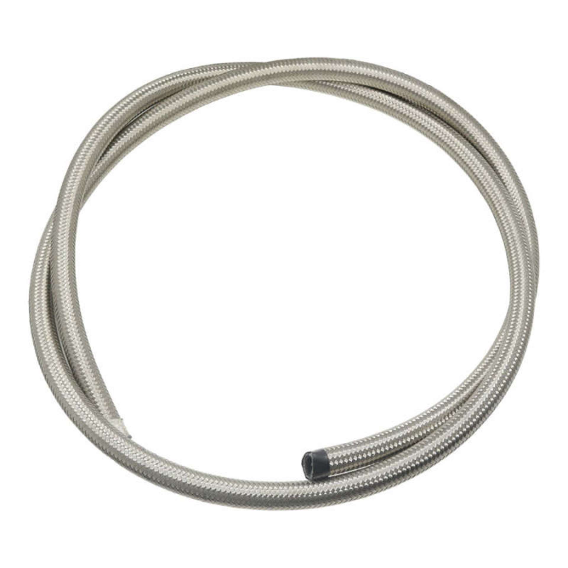 Picture of DeatschWerks 6AN Stainless Steel Double Braided CPE Hose - 6ft