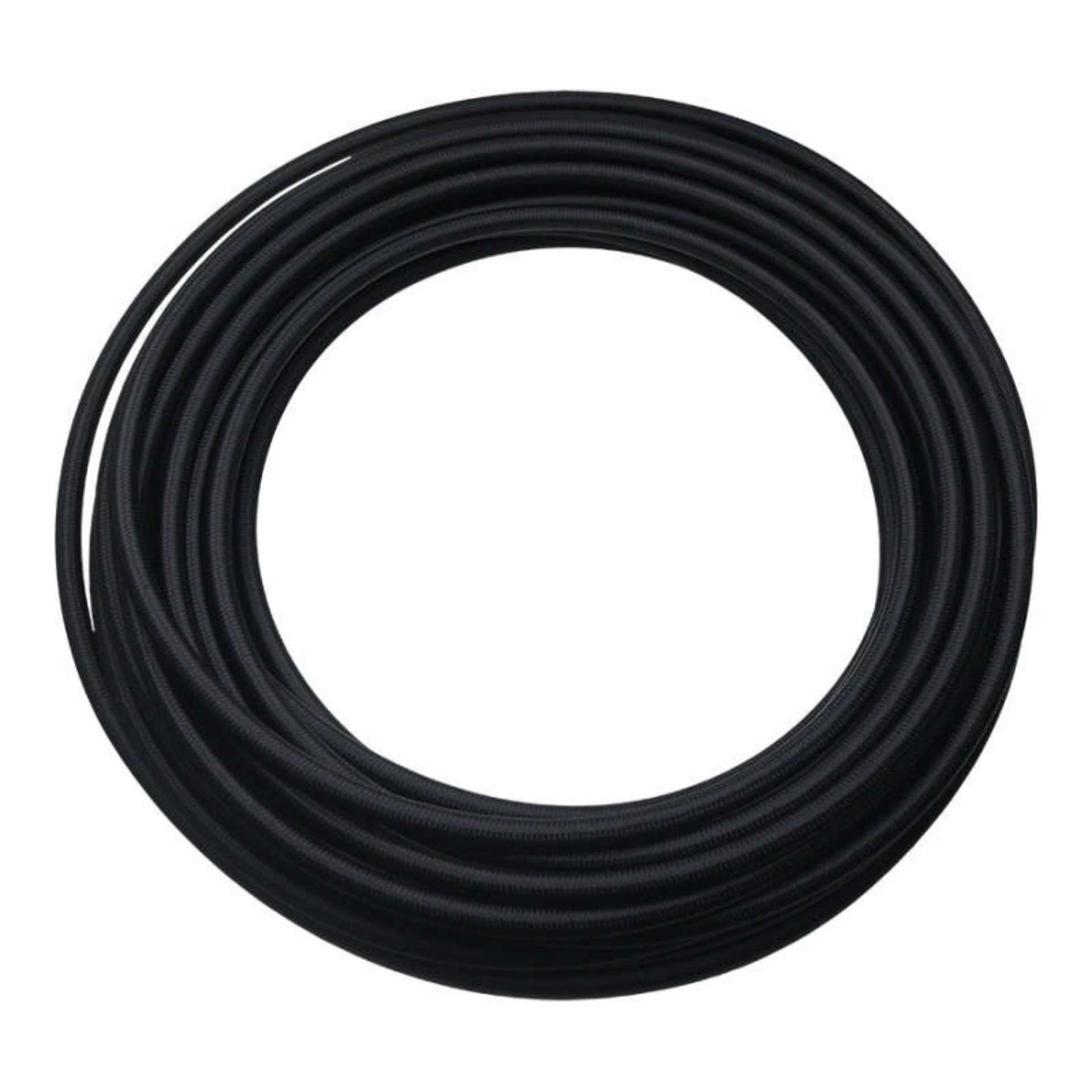 Picture of DeatschWerks 6AN Black Nylon Braided PTFE Hose - 50ft