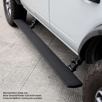 Picture of RealTruck 22-24 Toyota Tundra Crew Cab VoltStep Electric Running Board Kit - Bedliner Coating