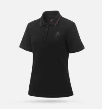 Picture of Akrapovic Corpo Polo Black Womens - S