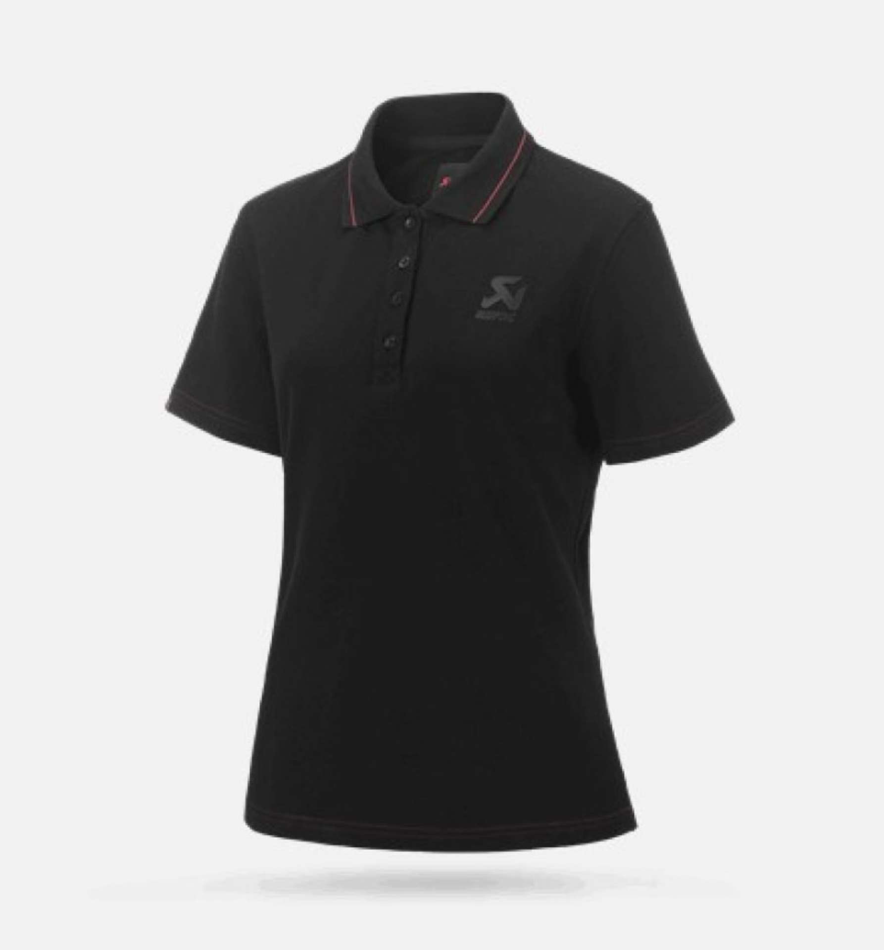 Picture of Akrapovic Corpo Polo Black Womens - M