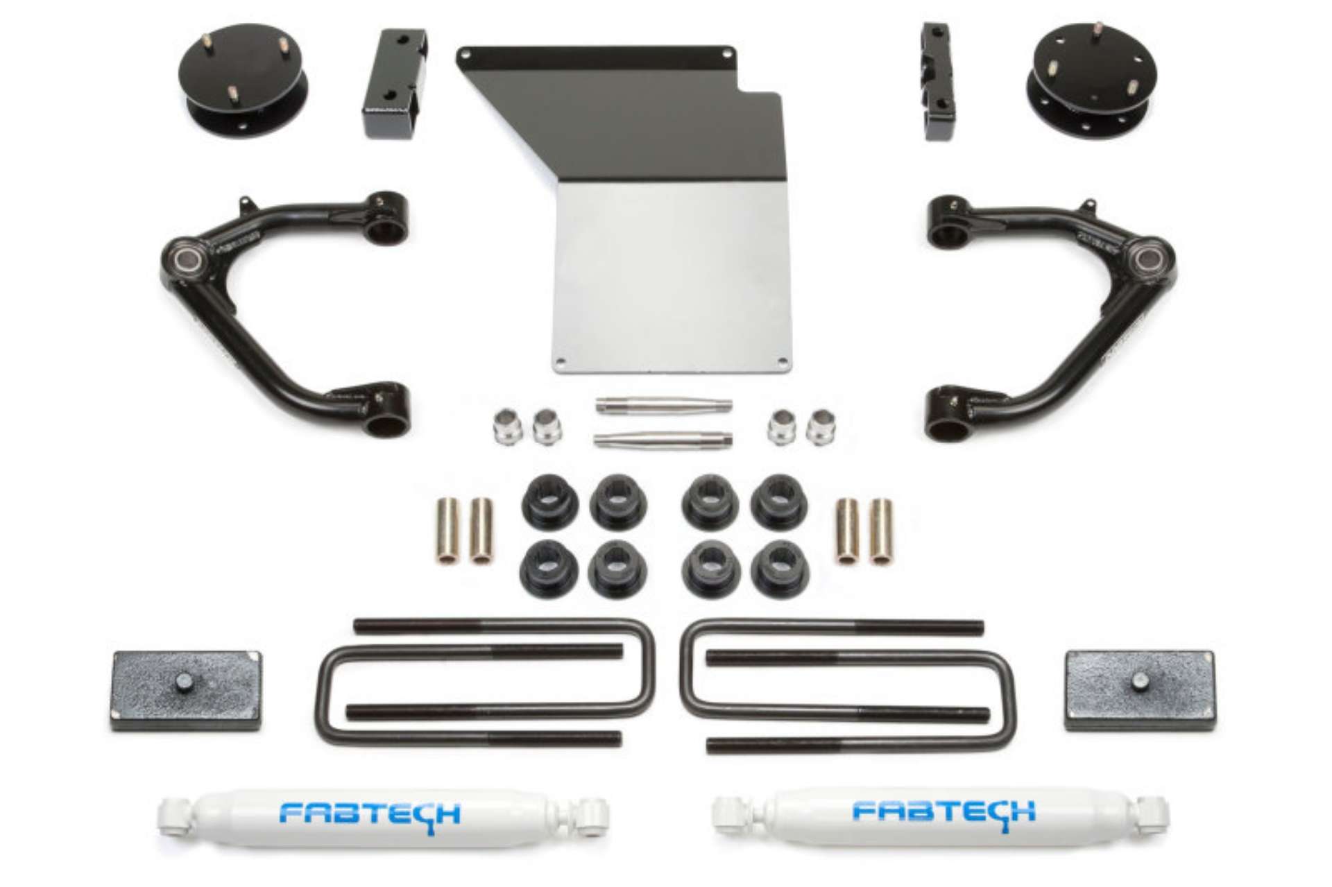 Picture of Fabtech 07-18 GM K1500 4in Uniball UCA System w-Rear Perf- Shocks