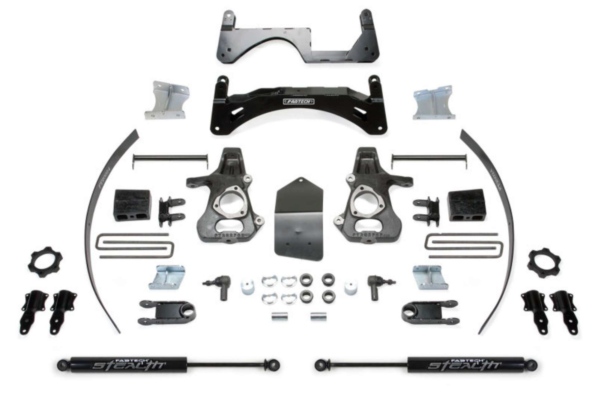 Picture of Fabtech 14-18 GM C-K1500 P-U w-oE Forg Stl UCA 6in Basic Sys w-Stealth