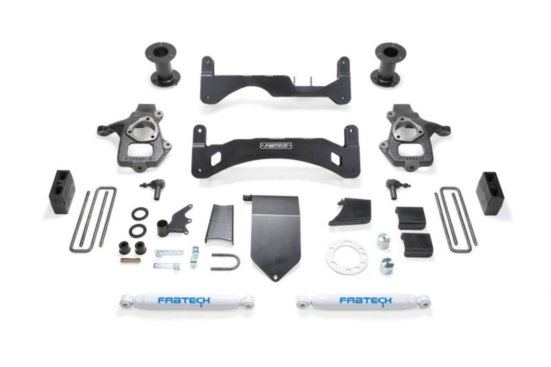 Picture of Fabtech 14-18 GM C-K1500 P-U w-oE Forg Stl UCA 6in Basic Sys G2 w-Perf Shks