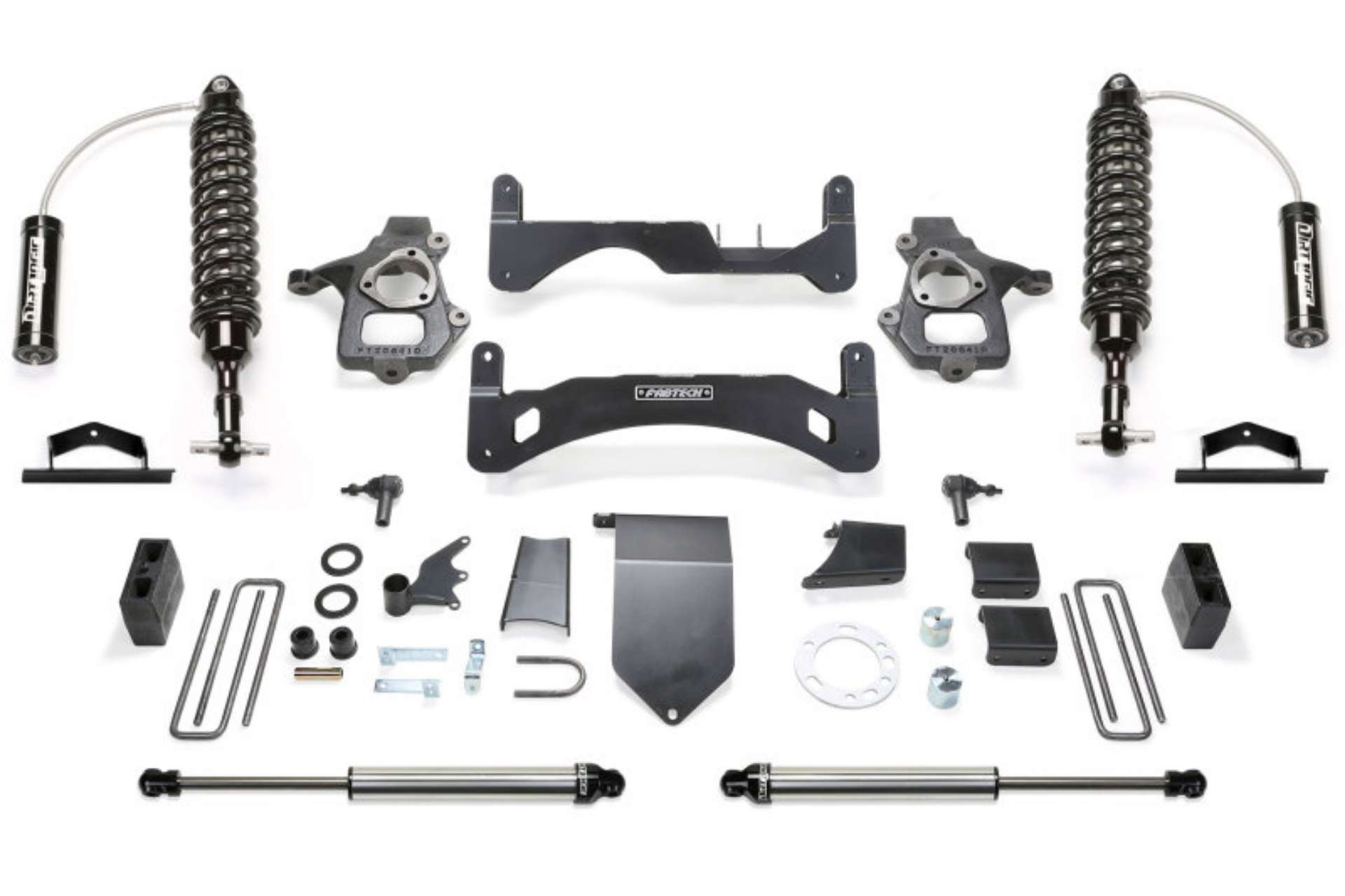 Picture of Fabtech 14-18 GM C-K1500 P-U w-oE Forg Stl UCA 6in Perf Sys G2 w-Dl 2-5 & 2-25