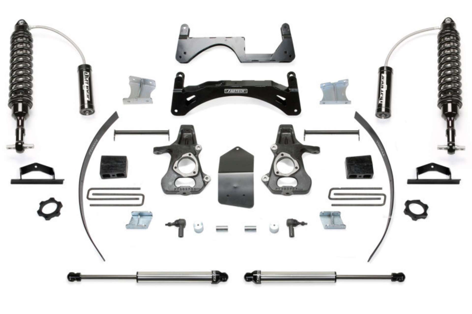 Picture of Fabtech 14-18 GM C-K1500 P-U w-oE Forg Stl UCA 6in Basic Sys w-Dl 2-5 & 2-25