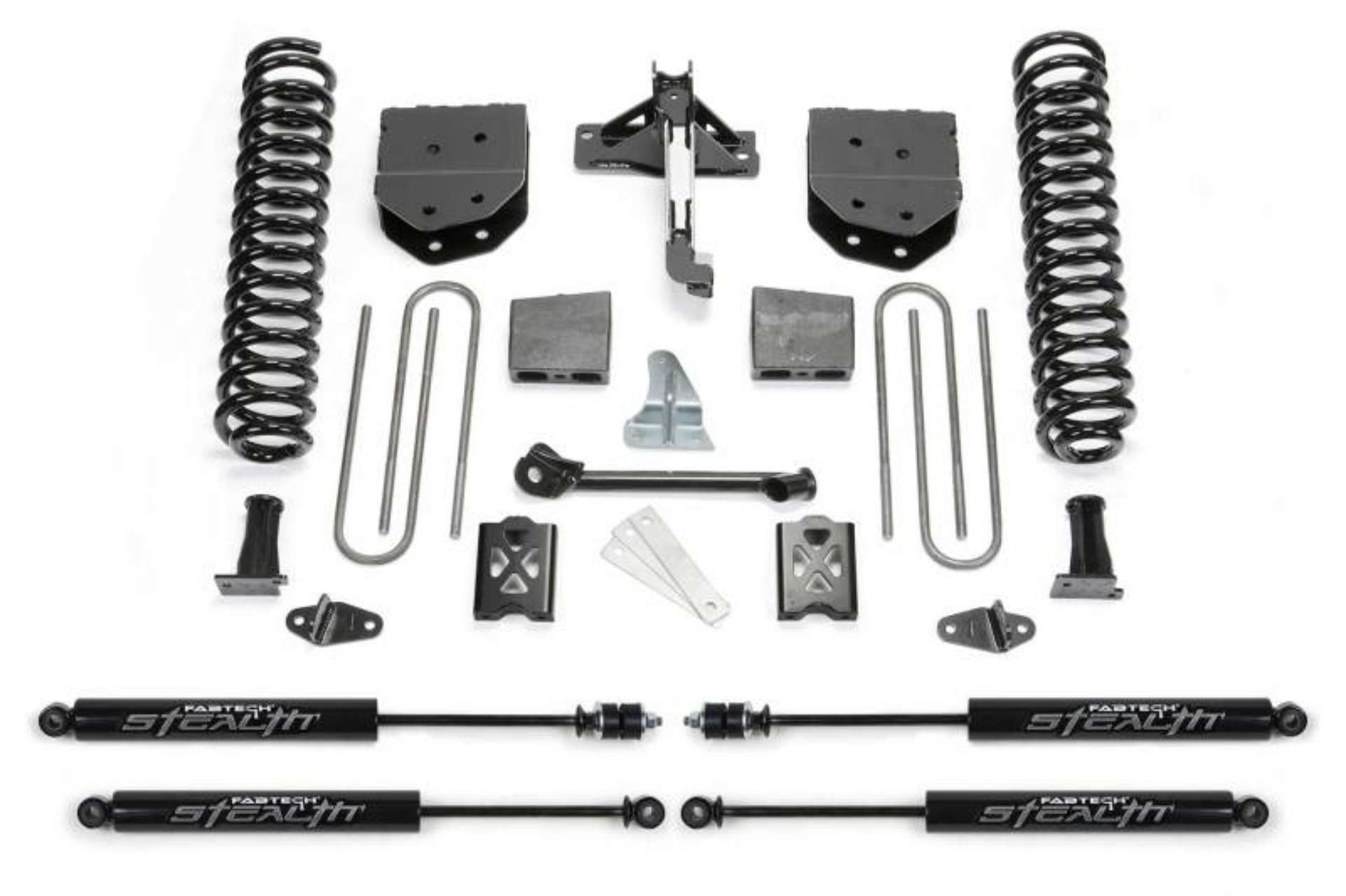 Picture of Fabtech 05-07 Ford F250 4WD w-o Factory Overload 6in Basic Sys w-Stealth