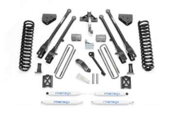 Picture of Fabtech 05-07 Ford F250 4WD w-o Factory Overload 6in 4Link Sys w-Coils & Perf Shks