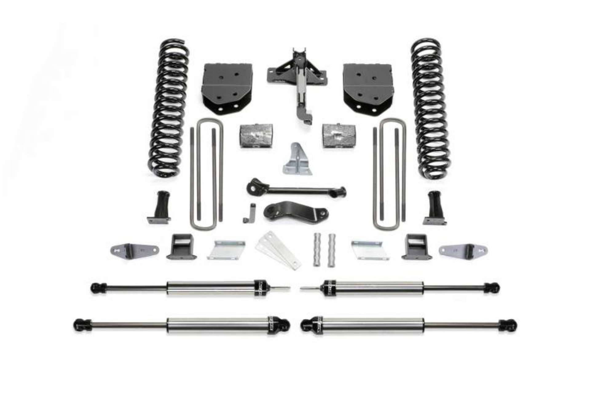 Picture of Fabtech 08-10 Ford F450-550 4WD 6in Basic Sys w-Dlss Shks