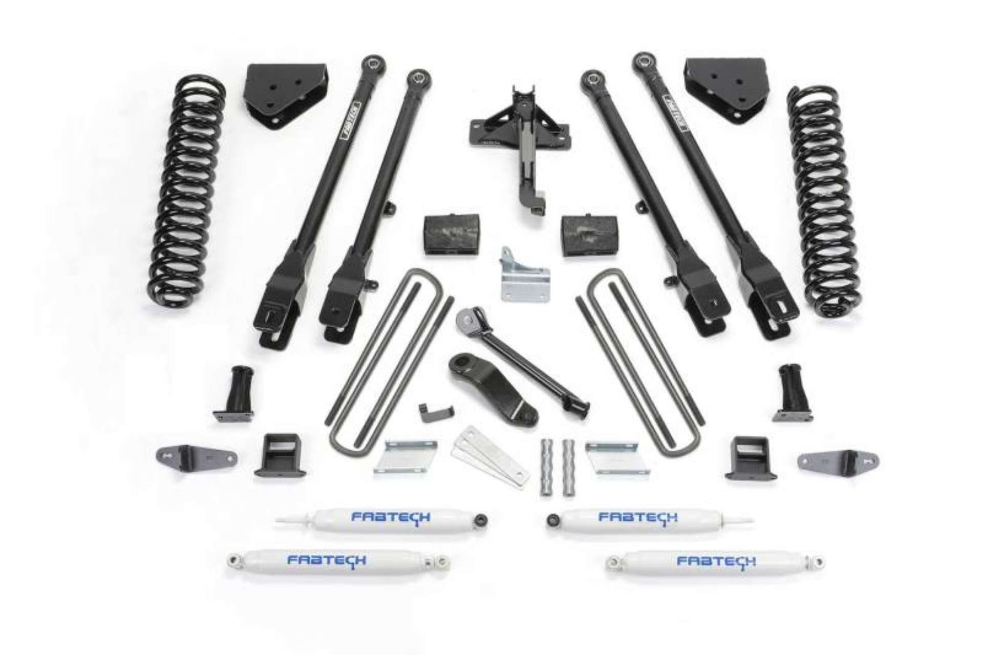 Picture of Fabtech 08-10 Ford F450-550 4WD 6in 4Link Sys w-Coils & Perf Shks