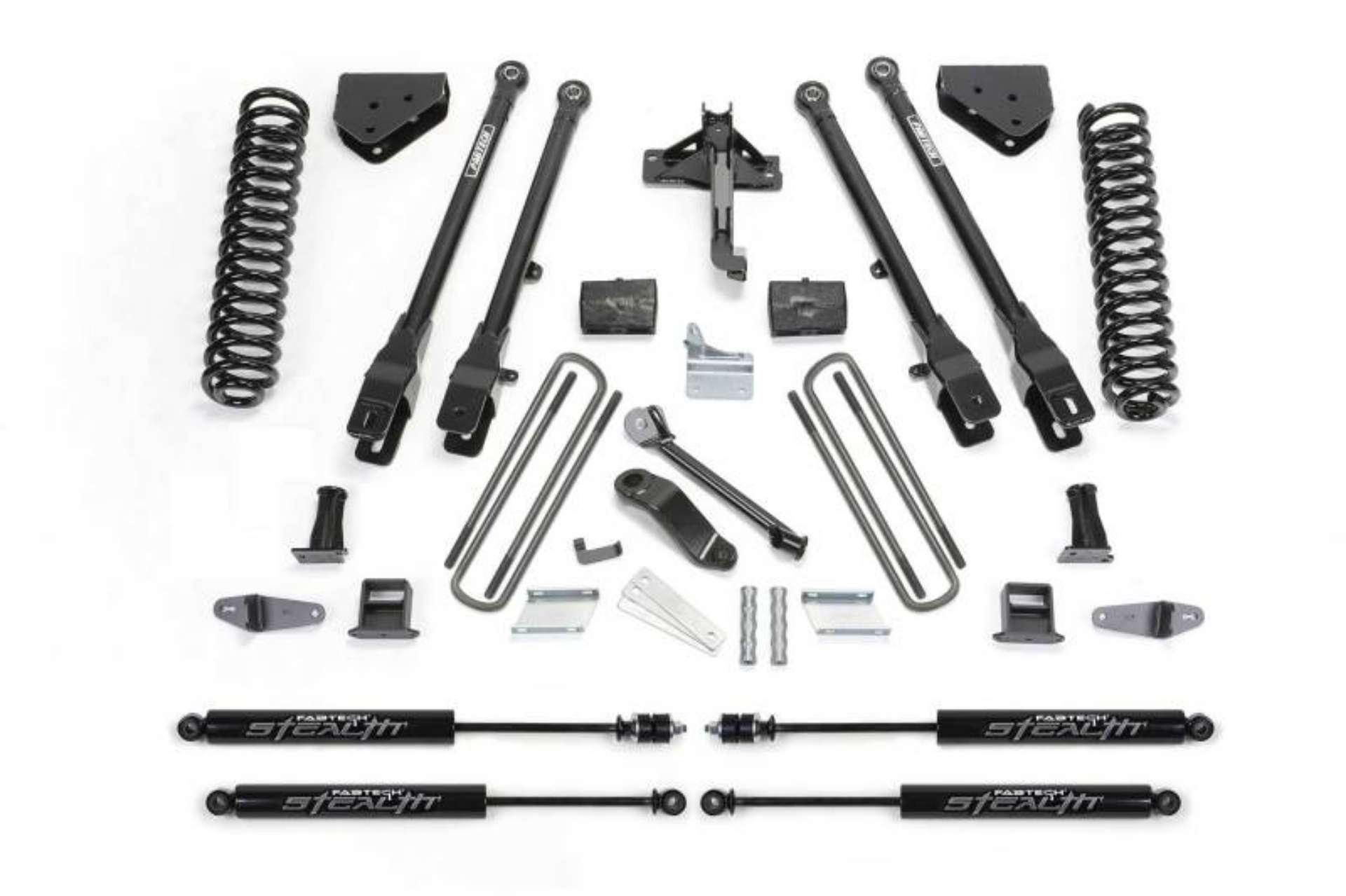 Picture of Fabtech 08-10 Ford F450-550 4WD 6in 4Link Sys w-Coils & Stealth