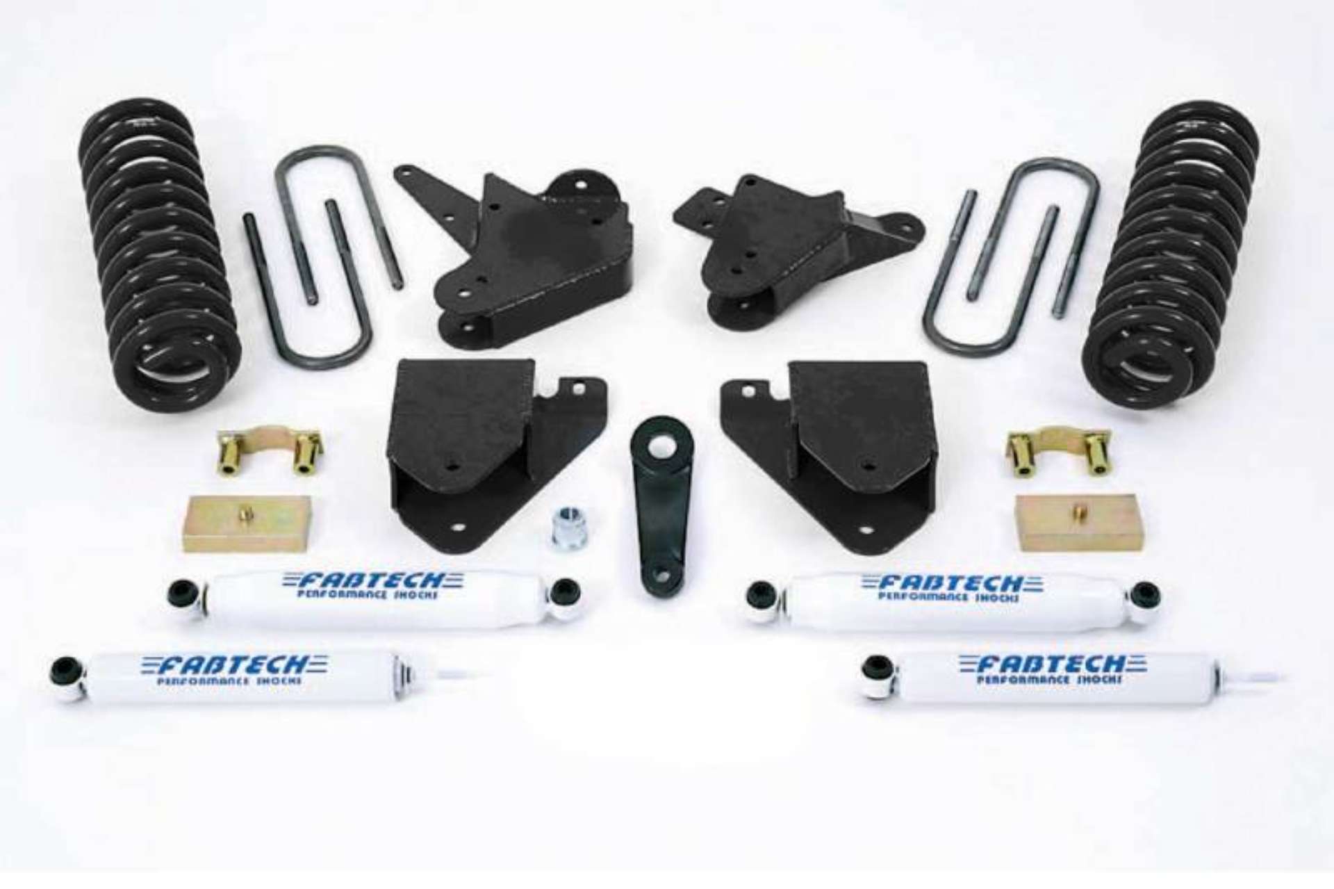 Picture of Fabtech 99-00 Ford F250-350 2WD w-Gas & 6-0L Diesel 6in Basic Sys w-Perf Shks