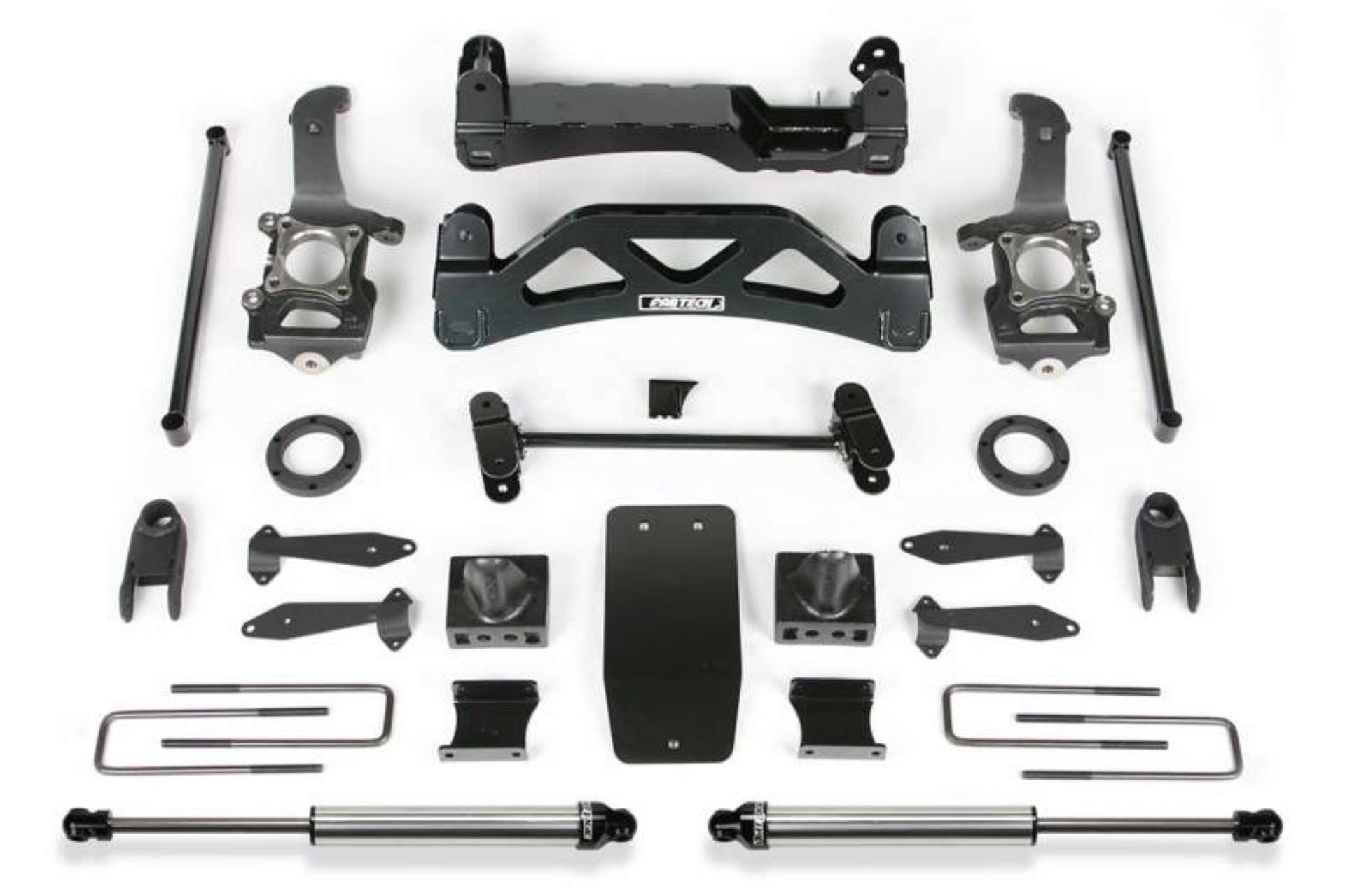 Picture of Fabtech 04-08 Ford F150 4WD V8 Only 6in Basic Sys w-Frt Shk Extns & Rr Dlss