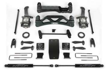 Picture of Fabtech 04-08 Ford F150 4WD V8 Only 6in Basic Sys w-Frt Shk Extns & Stealth Rr