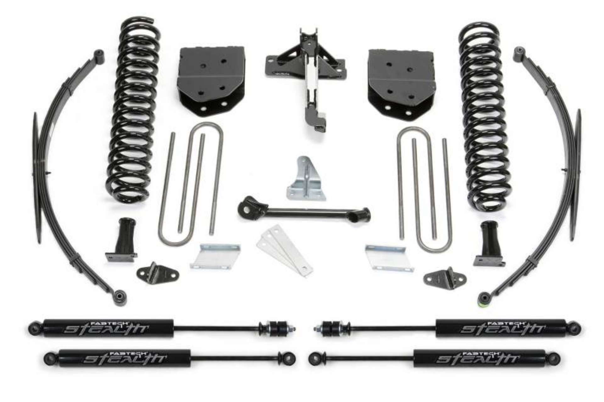 Picture of Fabtech 08-16 Ford F250-350 4WD 8in Basic Sys w-Stealth & Rr Lf Sprngs