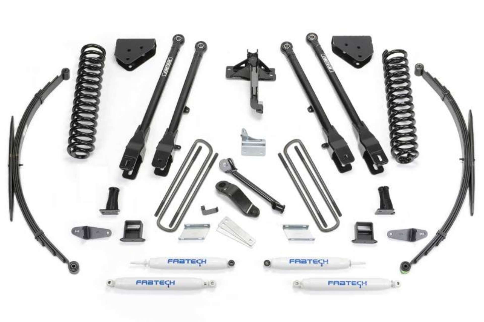 Picture of Fabtech 08-16 Ford F250-350 4WD 8in 4Link Sys w-Coils & Rr Lf Sprngs & Perf Shks