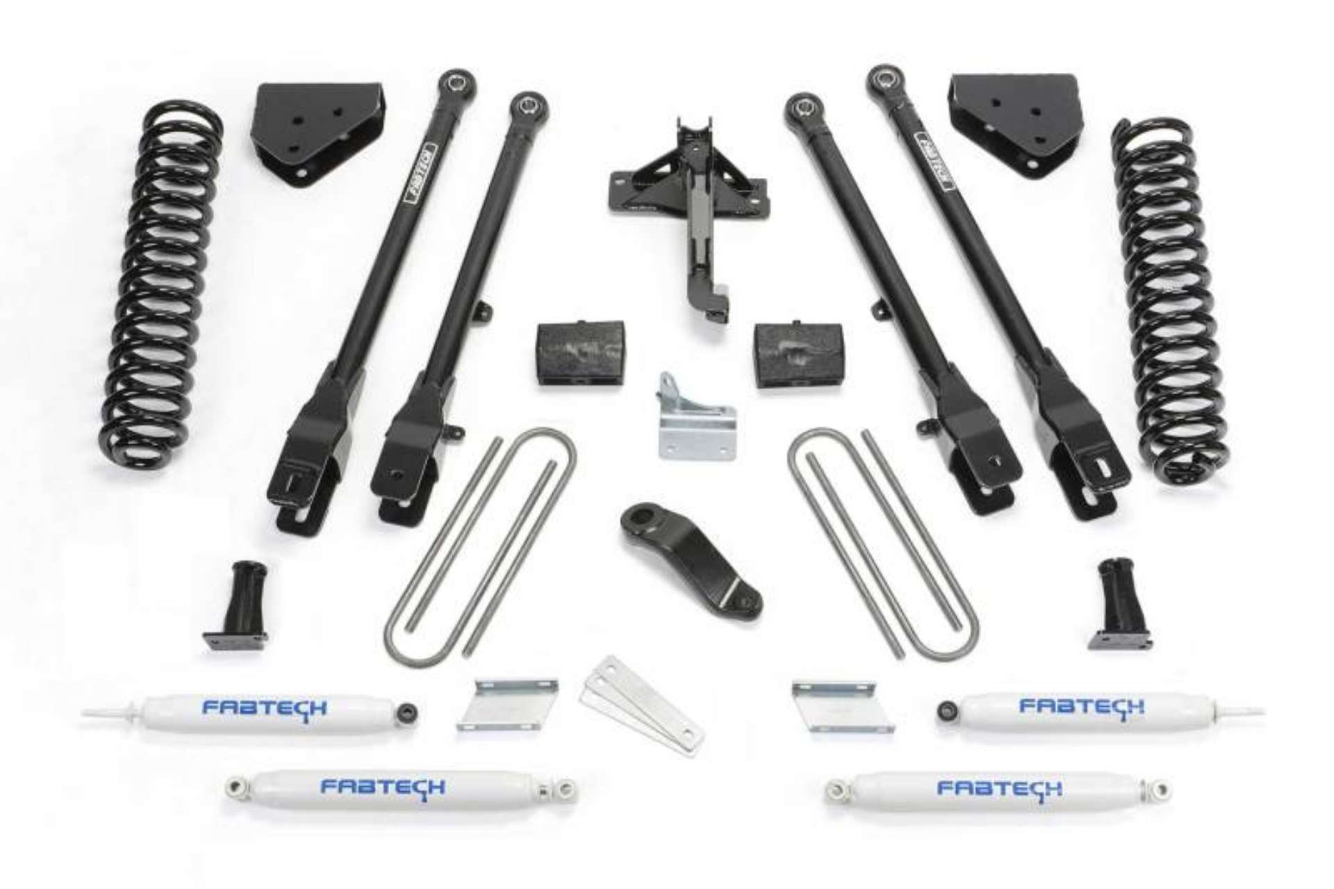 Picture of Fabtech 08-16 Ford F350-450 4WD 8 Lug 6in 4Link Sys w-Coils & Perf Shks