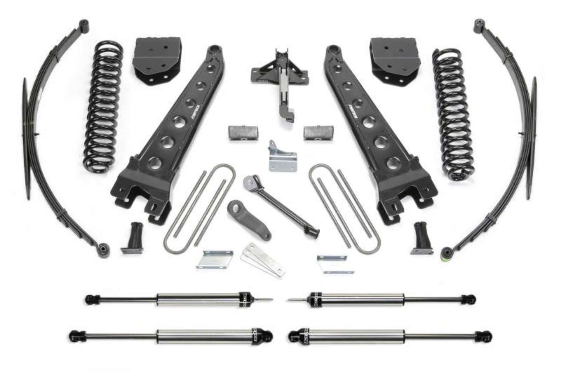 Picture of Fabtech 11-16 Ford F350 4WD 10in Rad Arm Sys w-Coils & Dlss Shks