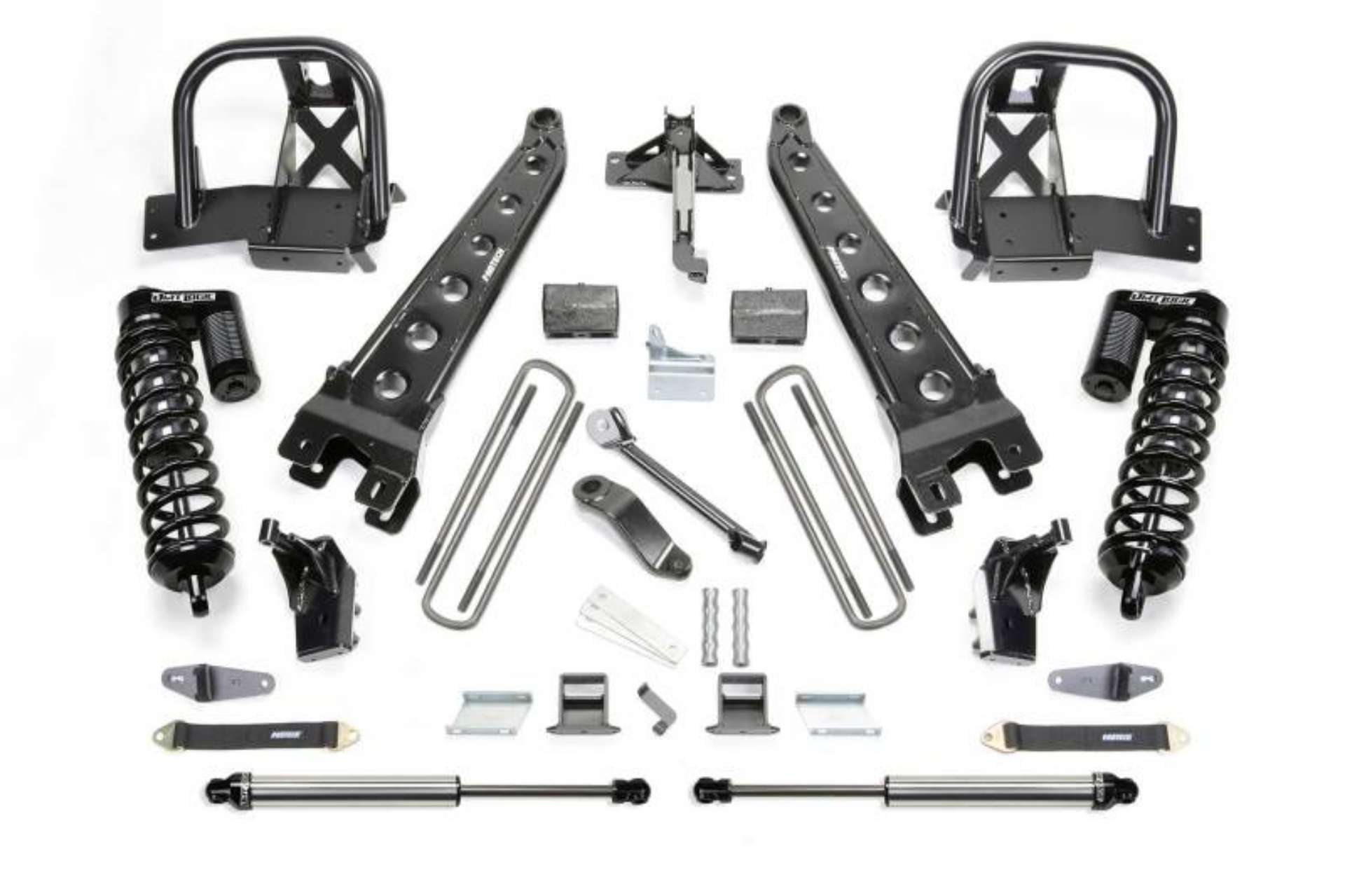 Picture of Fabtech 11-16 Ford F250 4WD 4in Rad Arm Sys w-Dlss 4-0 C-O& Rr Dlss