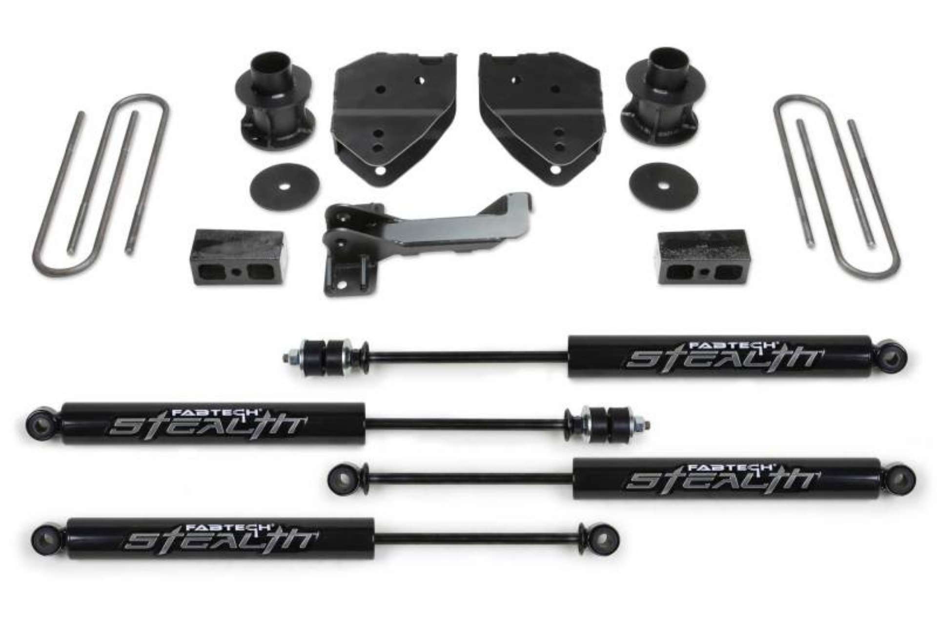 Picture of Fabtech 17-21 Ford F250-F350 4WD 4in Budget Sys w-Stealth